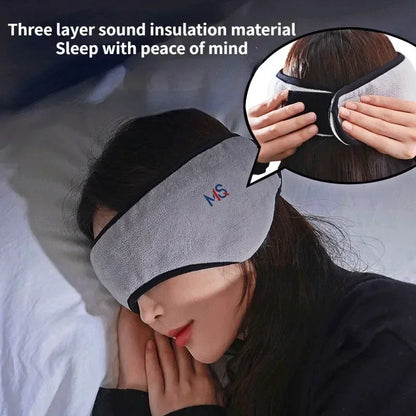 Adjustable Sleeping Mask With Noise Reduction with secure strap design