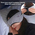 Adjustable Sleeping Mask With Noise Reduction with secure strap design