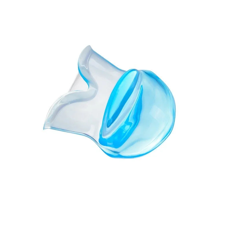 Anti Snoring Mouthpiece in blue, designed to support jaw position for better sleep and reduce snoring.
